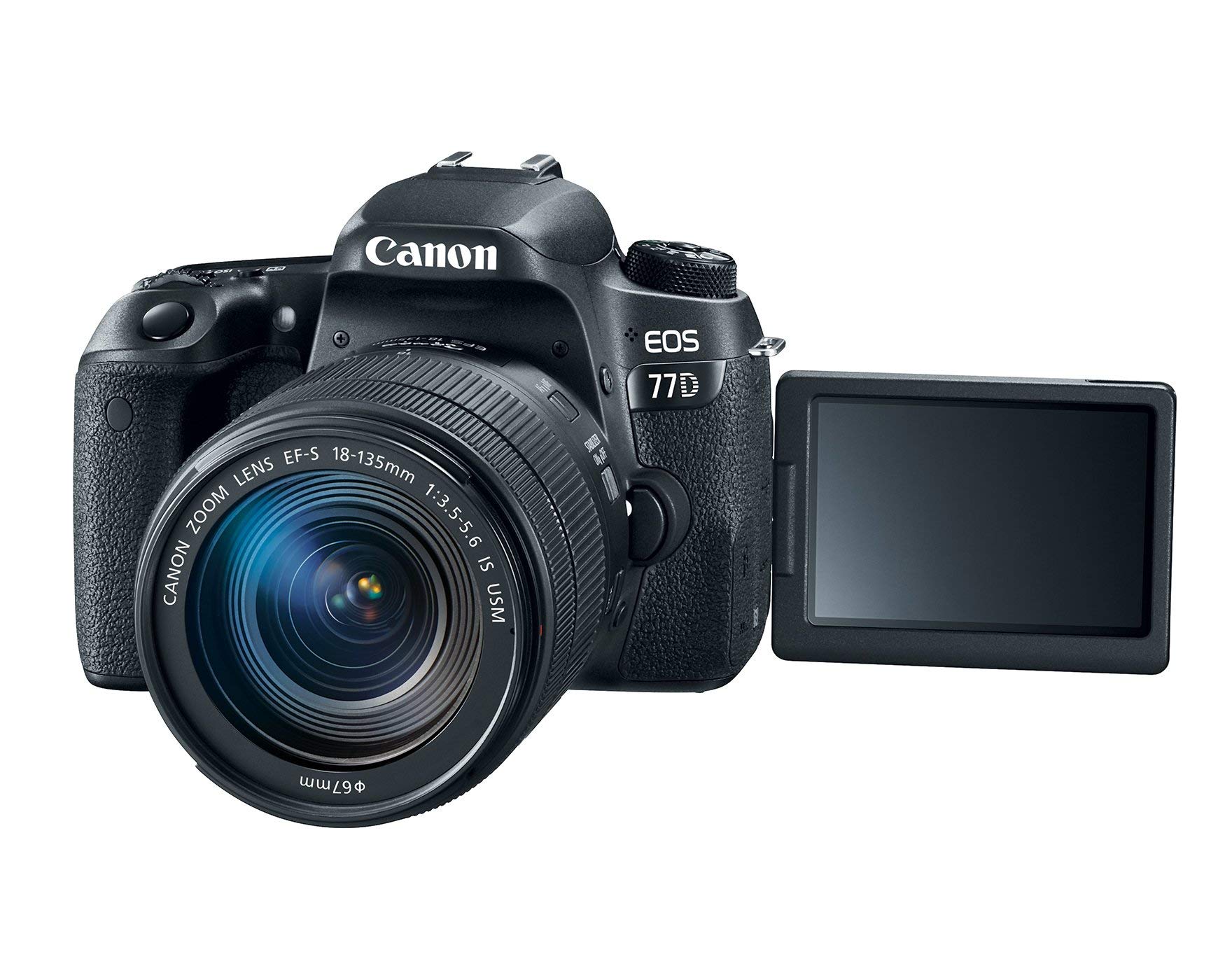 Amazon.com : Canon EOS 77D EF-S 18-135 IS USM Kit (Renewed